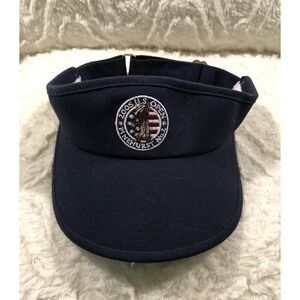 Pinehurst 2005 US Open Golf Visor Navy Blue Sun Hat  Adjustable Unite Union Made